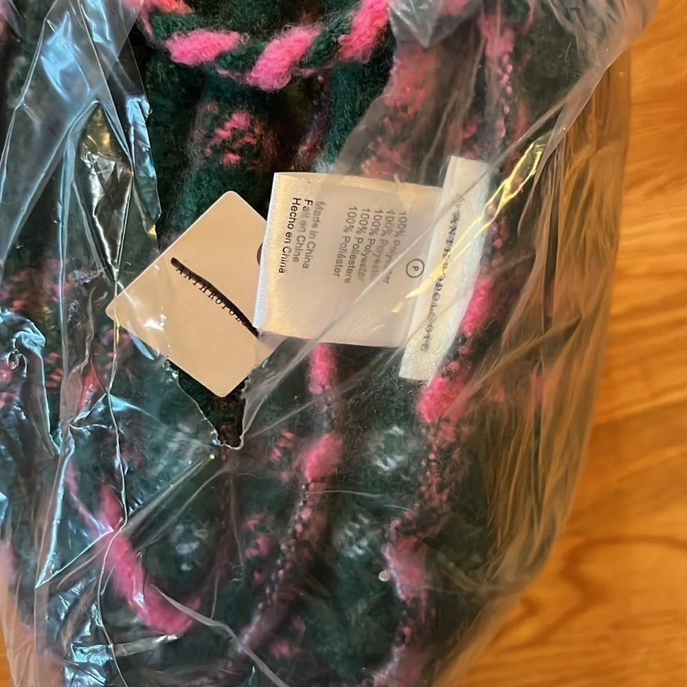 Anthropologie Tartan Plaid Throw Blanket NWT